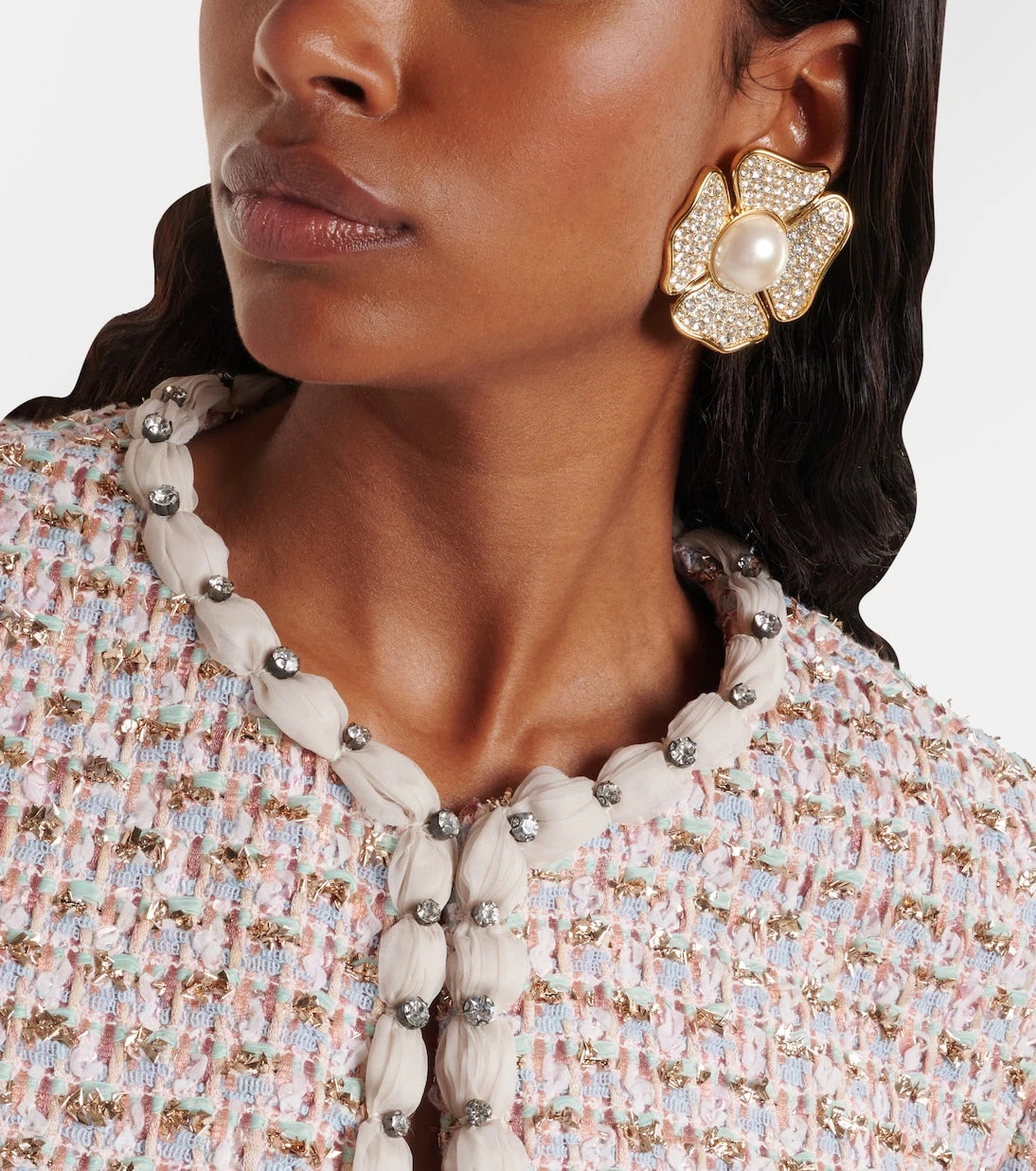 Valentino - San Fin Swarovski®-embellished earrings