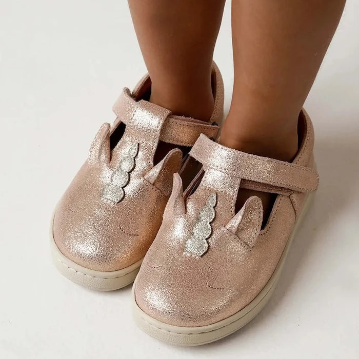 Donsje Esterre Shoes Unicorn Çocuk Deri Yarım Ayakkabı