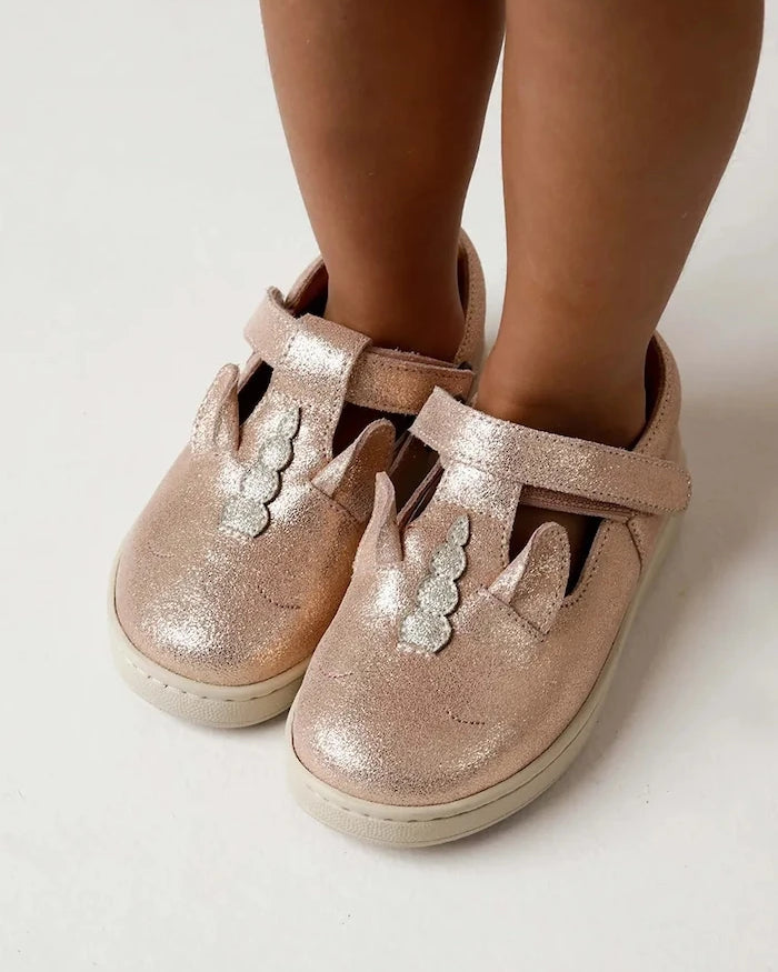 Donsje Esterre Shoes Unicorn Çocuk Deri Yarım Ayakkabı