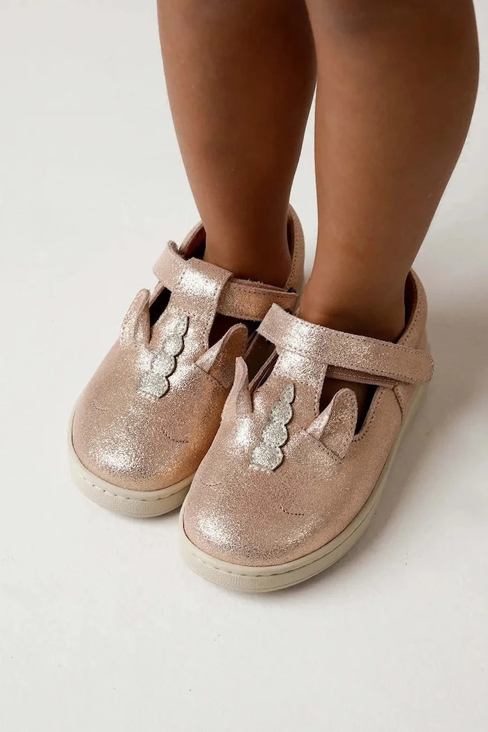Donsje Esterre Shoes Unicorn Çocuk Deri Yarım Ayakkabı