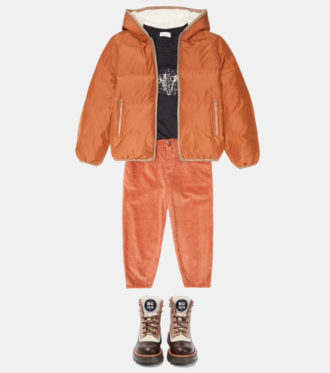 Brunello Cucinelli Kids - بنطلون كوردروي