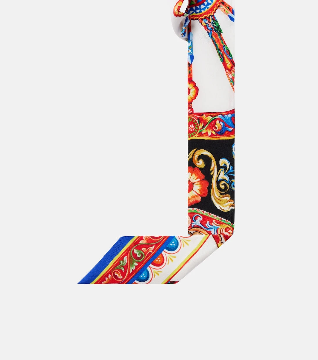 Dolce&Gabbana - Carretto silk twill scarf