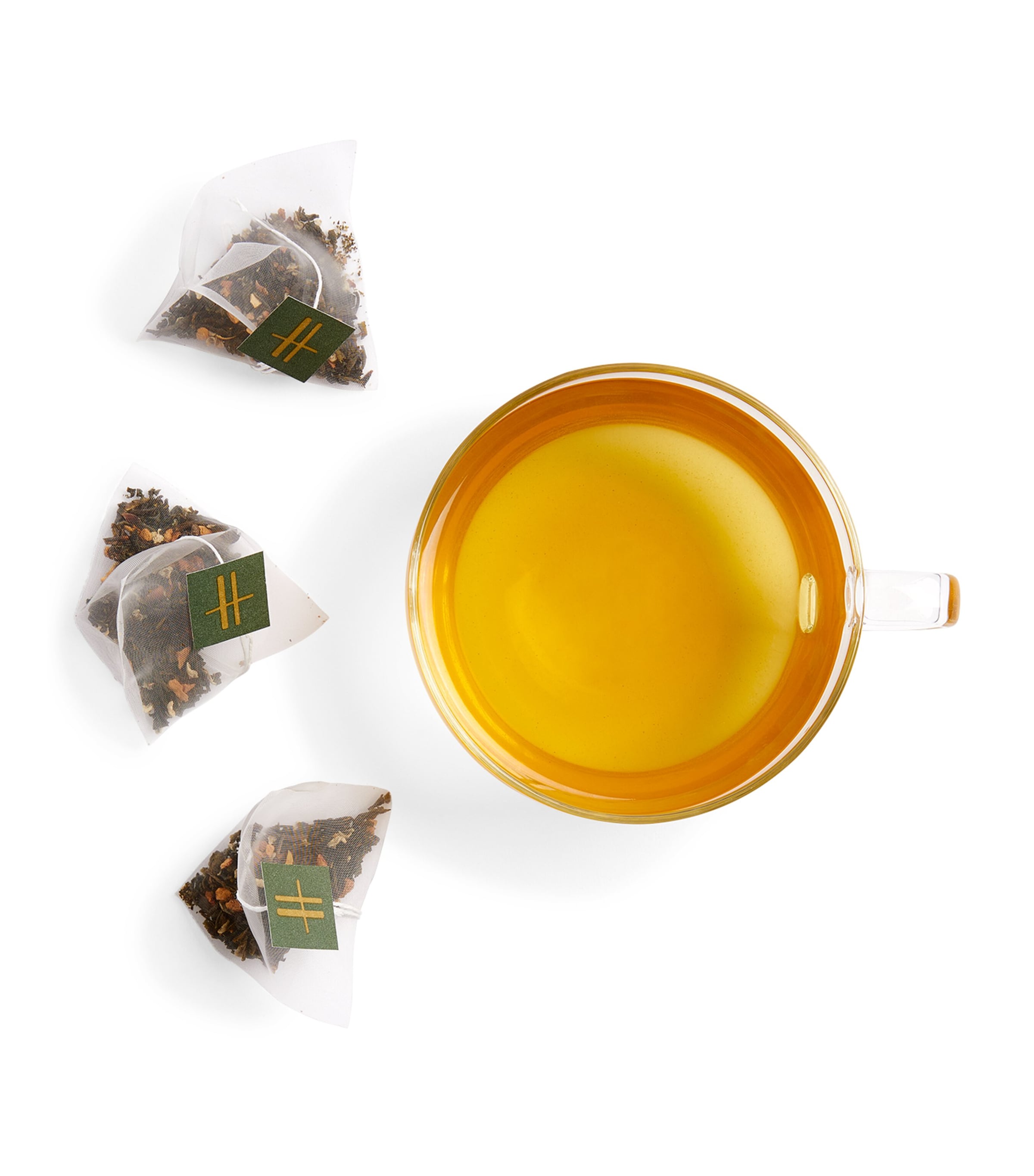 Harrods No.103 Green Apple Flavoured Green Tea (20 Silken Tea Bags)