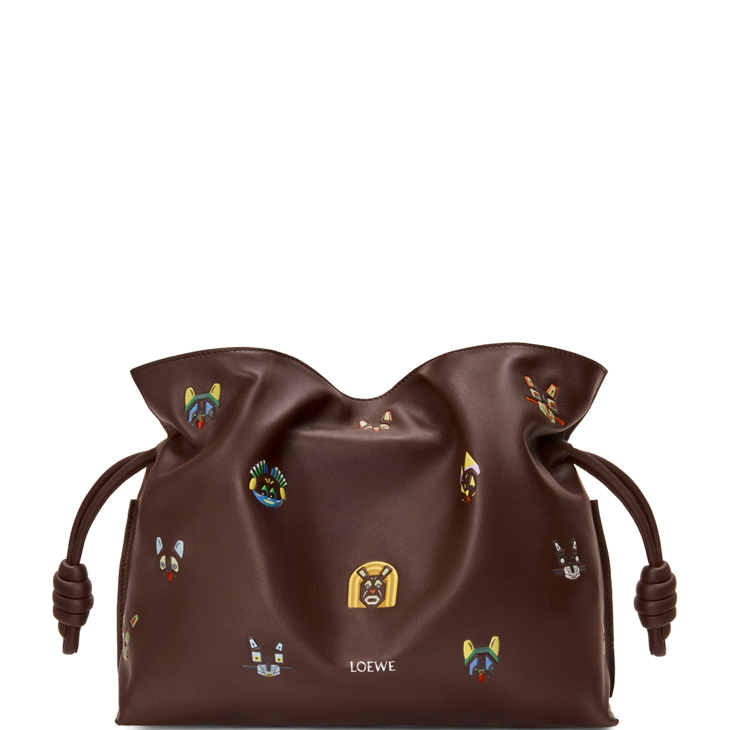 LOEWE x Louis Wain Medium Leather Flamenco Shoulder Bag