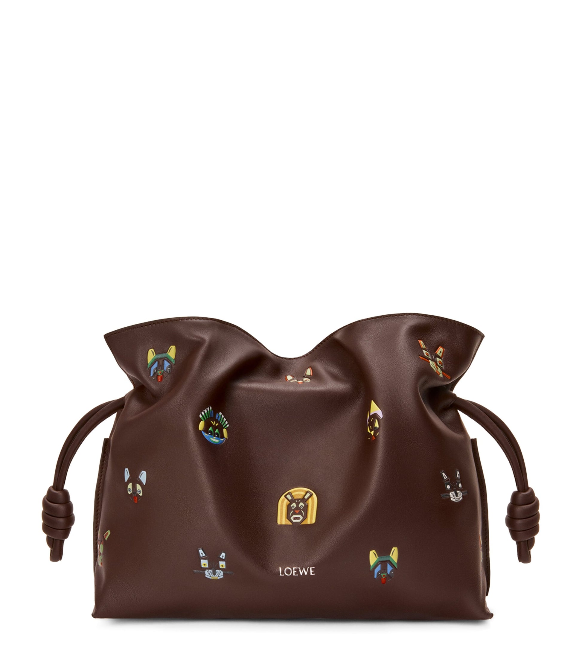 LOEWE x Louis Wain Medium Leather Flamenco Shoulder Bag