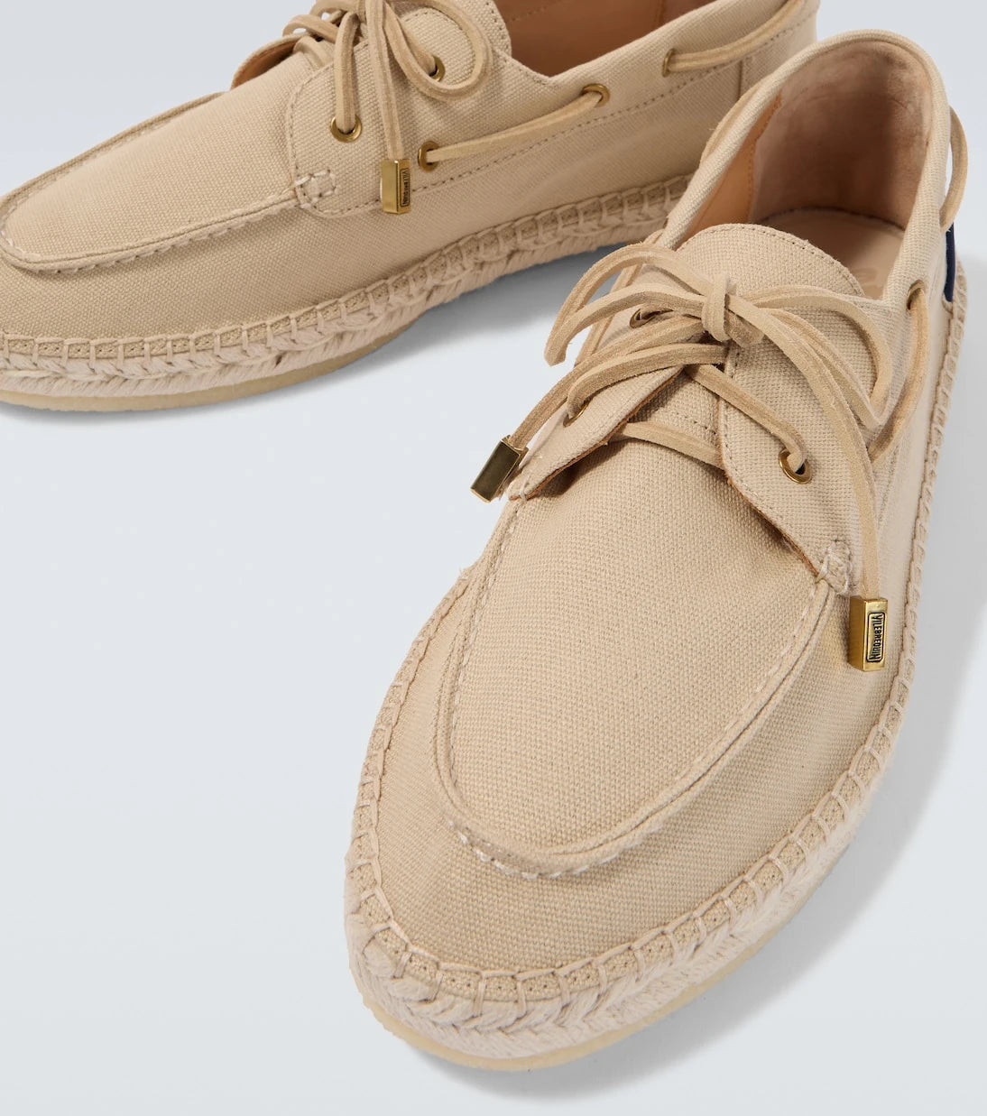 Vilebrequin - Suede-trimmed canvas espadrilles