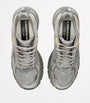 Golden Goose Silver Leather Lightstar Low-Top Sneakers