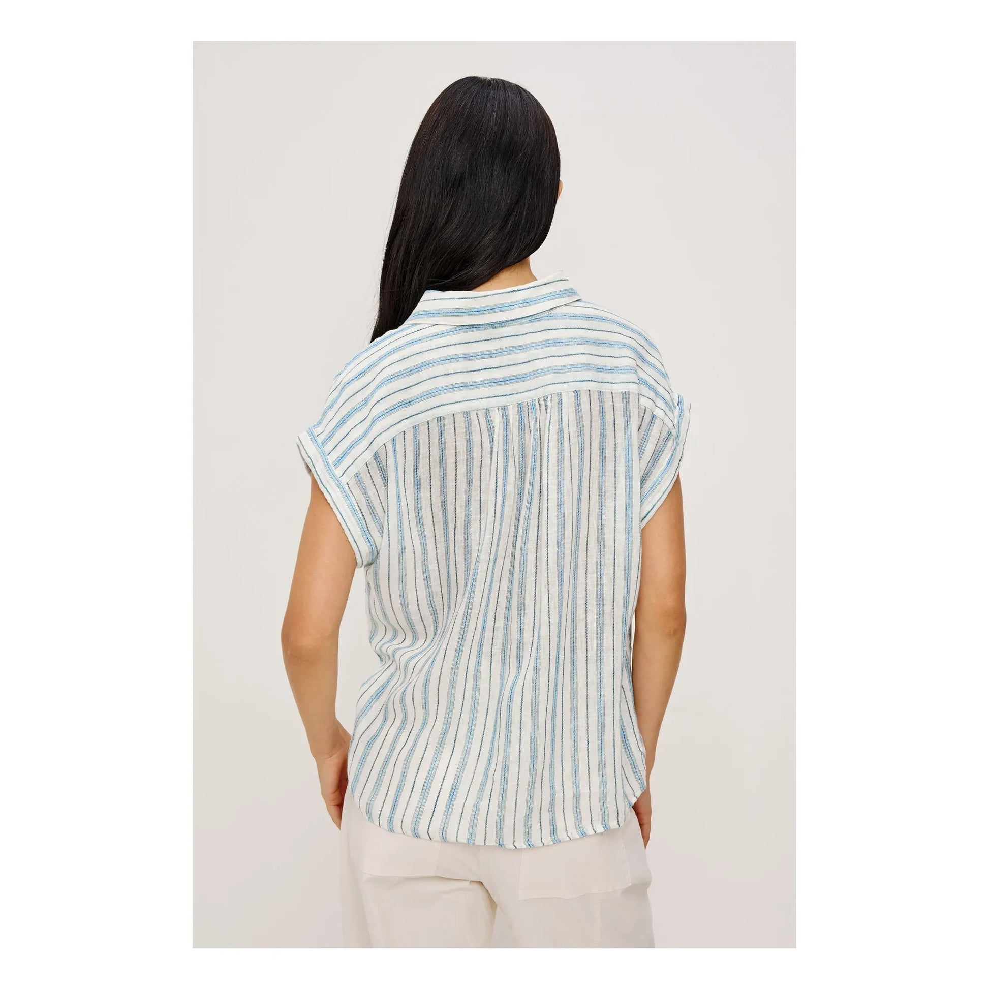 Rails - Tuscany Stripes Blouse | Light blue