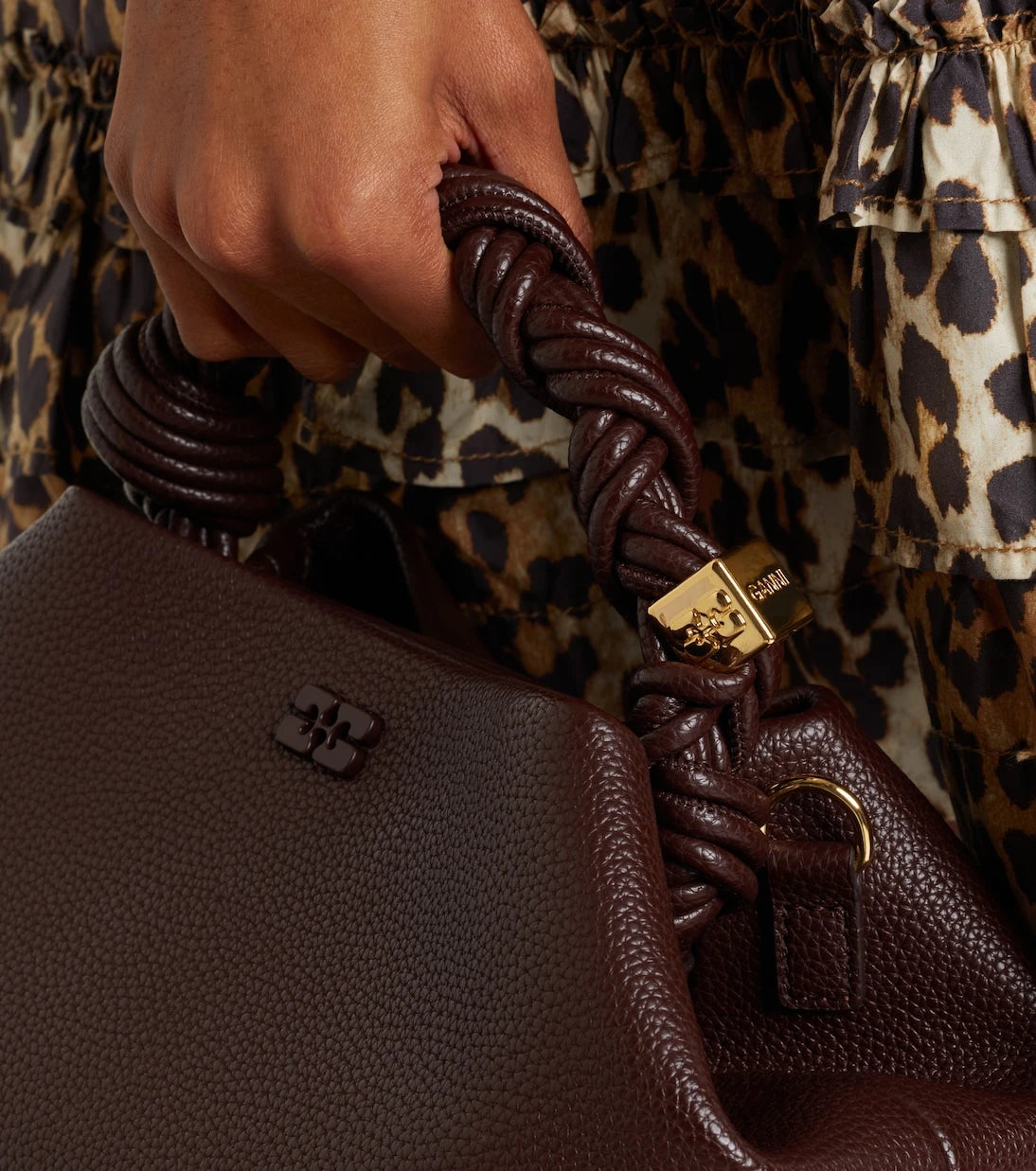 Ganni - Bou Small top-handle bag