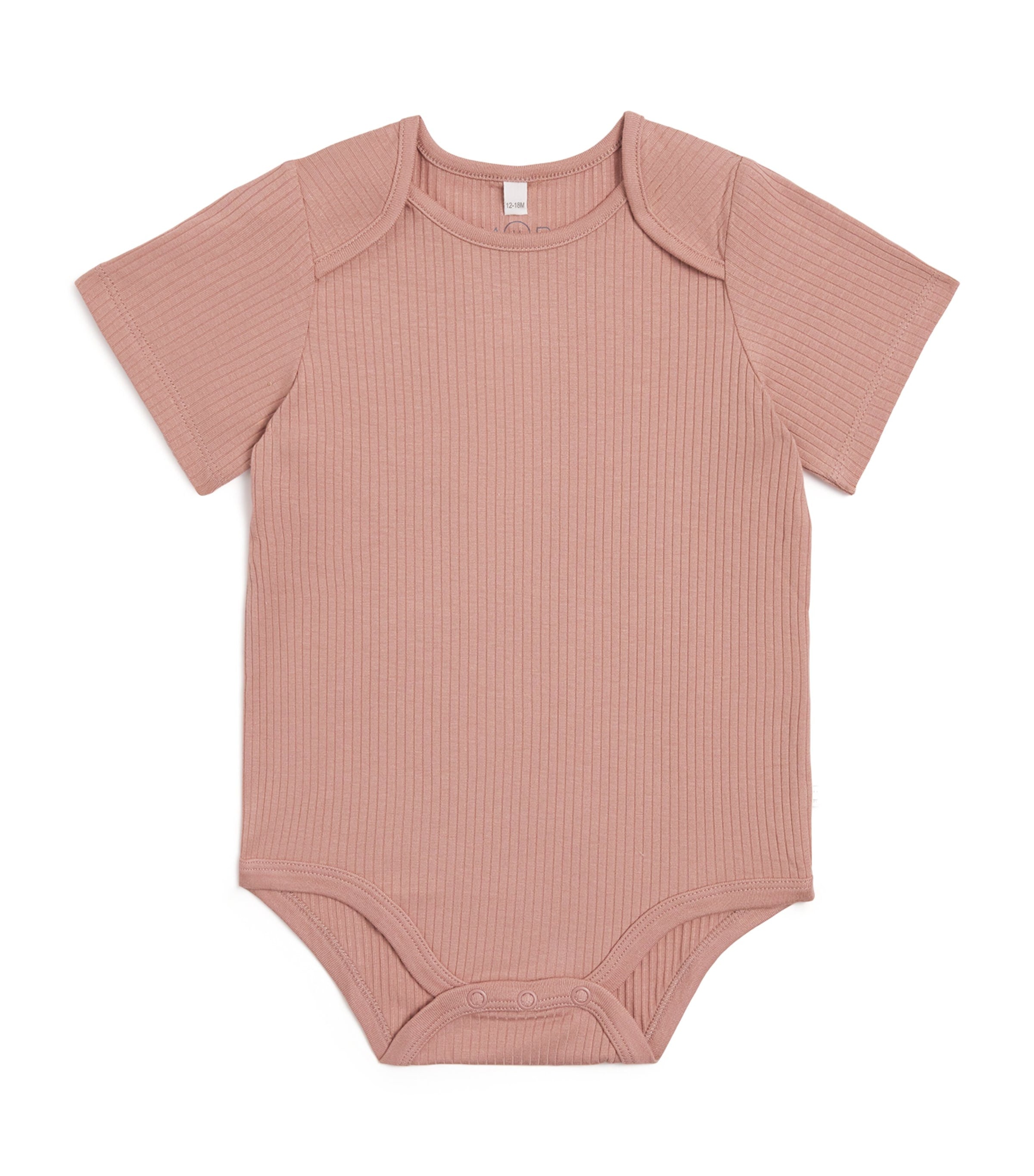MORI Bamboo-Blend Short-Sleeve Bodysuit (0-18 Months)