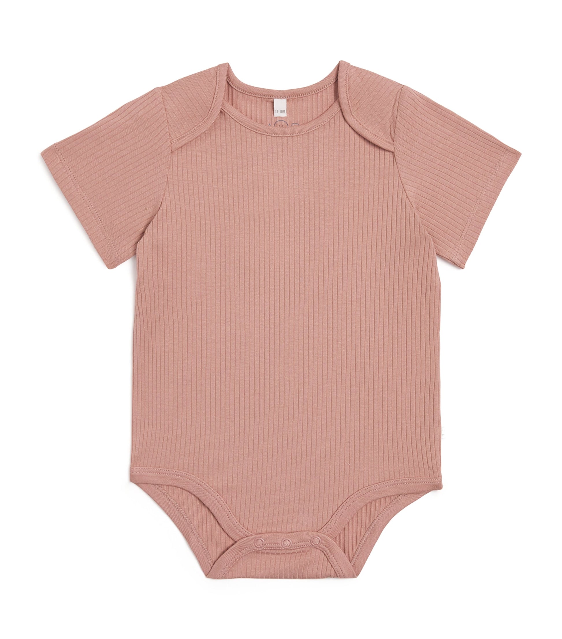 MORI Bamboo-Blend Short-Sleeve Bodysuit (0-18 Months)