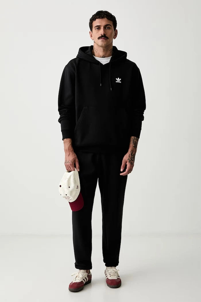 pamuklu erkek adidas Originals kapüşonlu sweatshirt