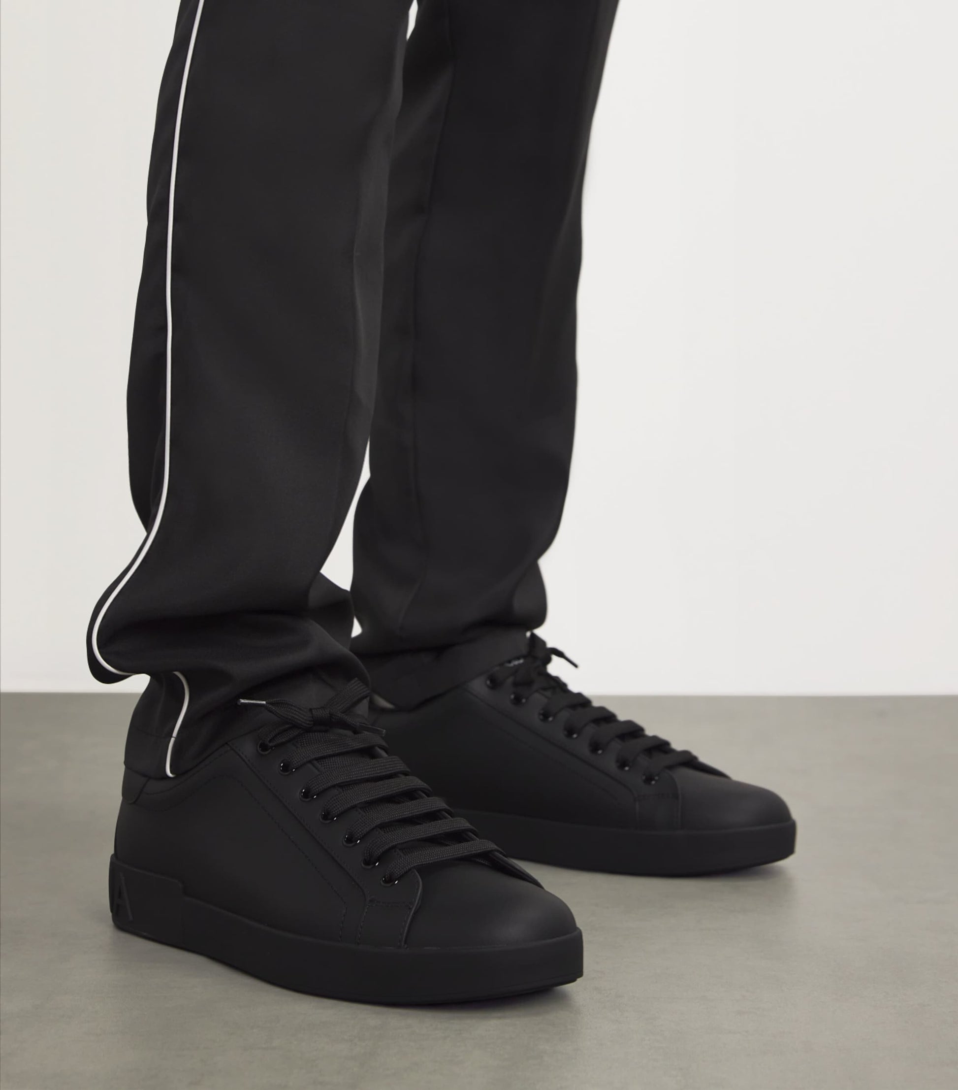 Dolce & Gabbana Leather Logo Sneakers