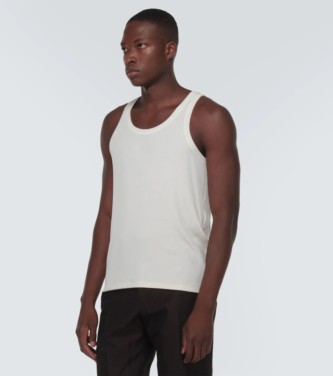 Tom Ford - Ribbed-knit jersey tank top
