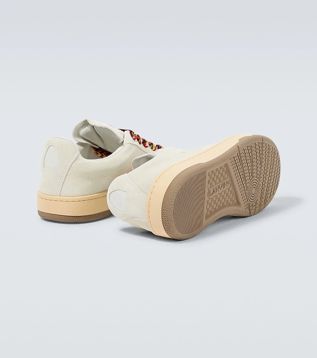 Lanvin - Lite Curb suede sneakers