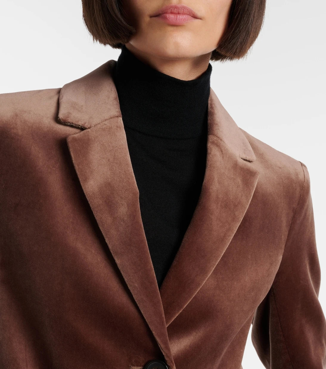 'S Max Mara - بليزر أجاتا من القطيفة القطنية