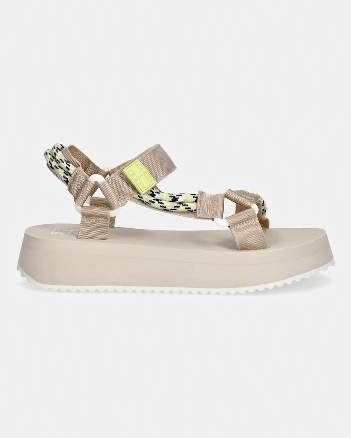 Tommy Jeans Kadın Platform Sandalet TJW EVA ROPE SANDAL