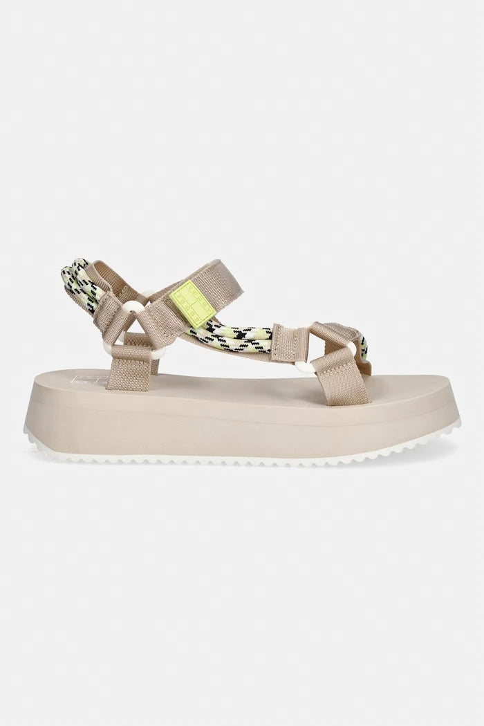 Tommy Jeans Kadın Platform Sandalet TJW EVA ROPE SANDAL