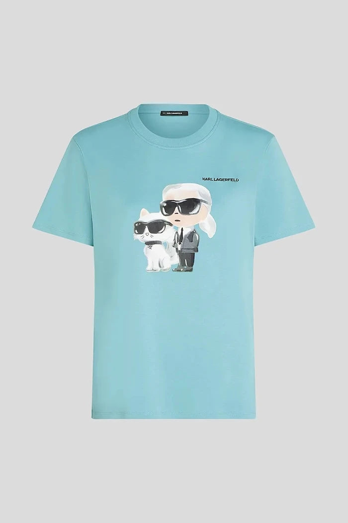 Karl Lagerfeld IKON Pamuklu Tişört