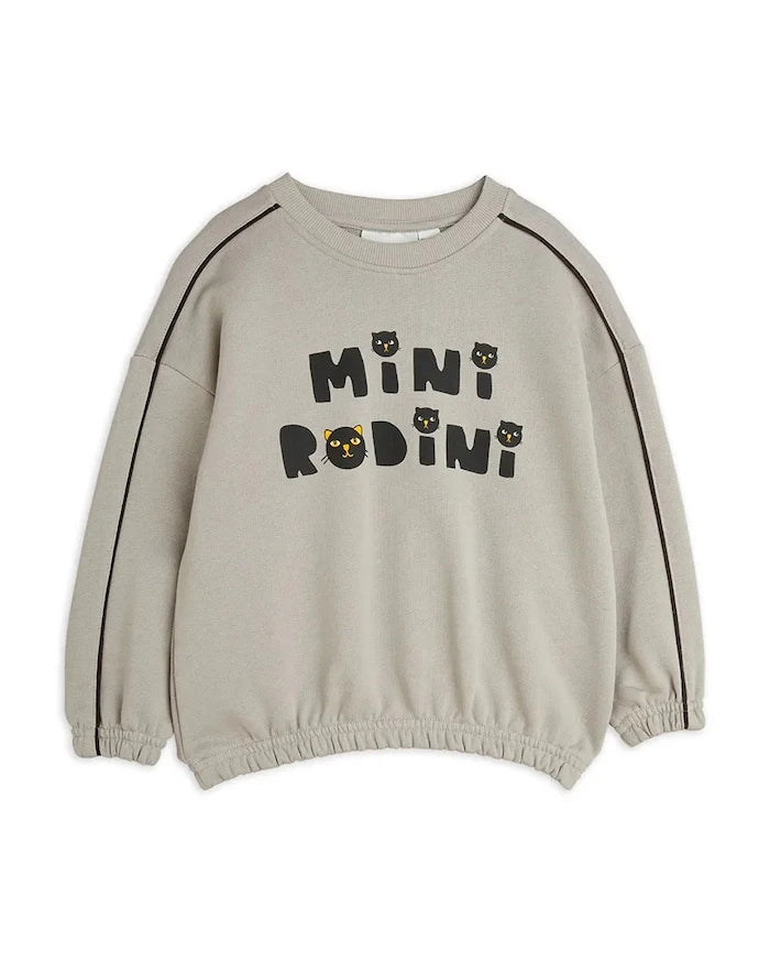 Mini Rodini Cats Çocuk Pamuklu Sweatshirt