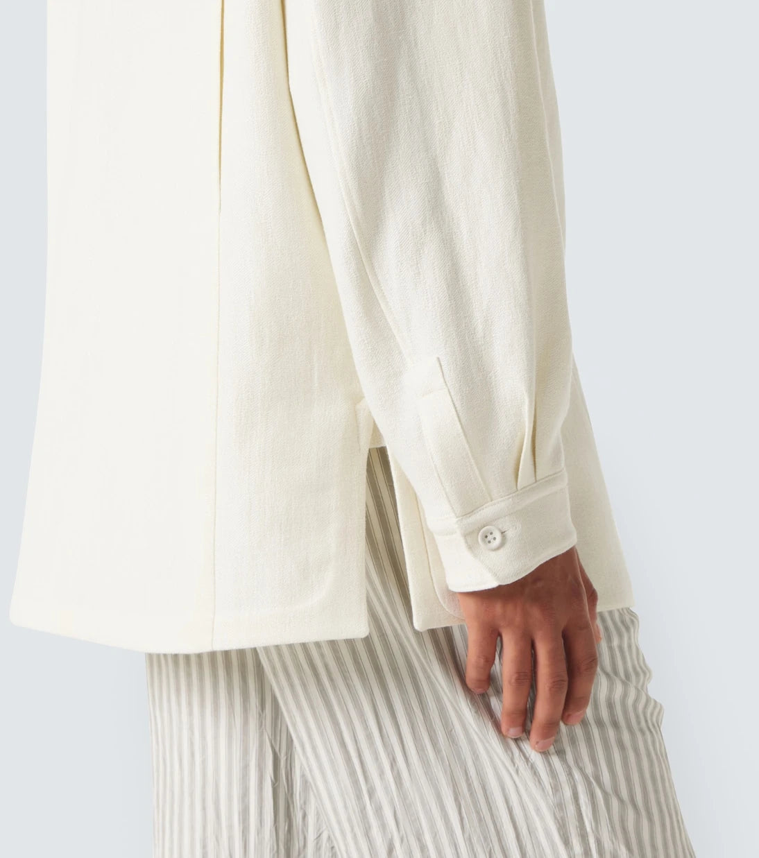Zegna - Wool and linen overshirt