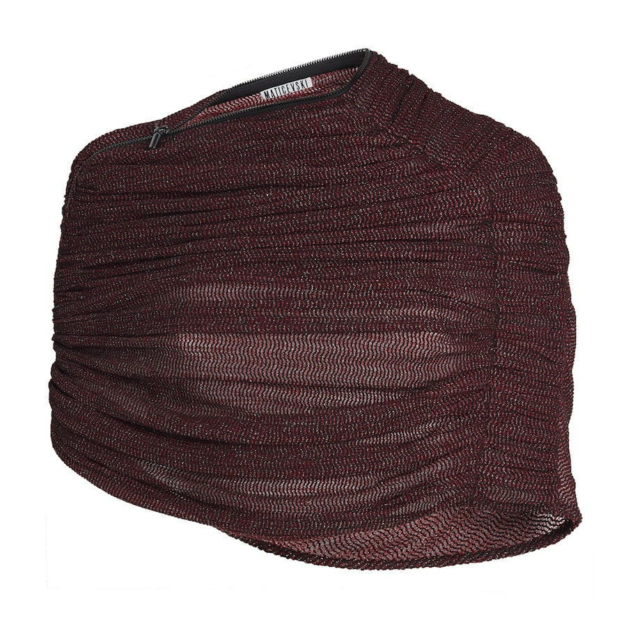 Metallic Annika Cape BLOOD WEB