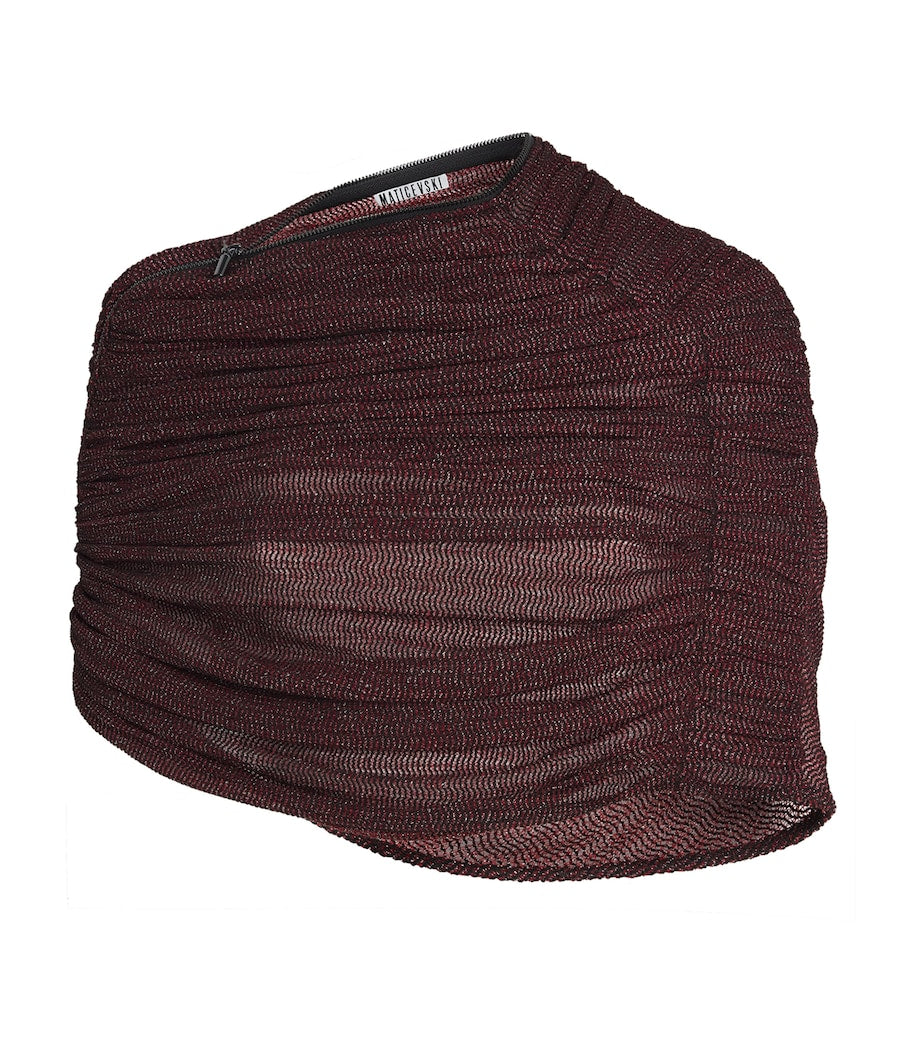 Metallic Annika Cape BLOOD WEB