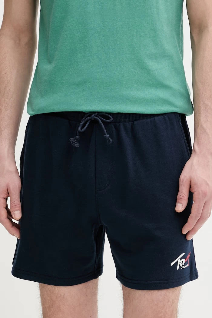 Tommy Jeans erkek pamuklu spor kısa şort