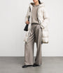 Max Mara White The Cube Quilted Parka