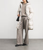 Max Mara White The Cube Quilted Parka