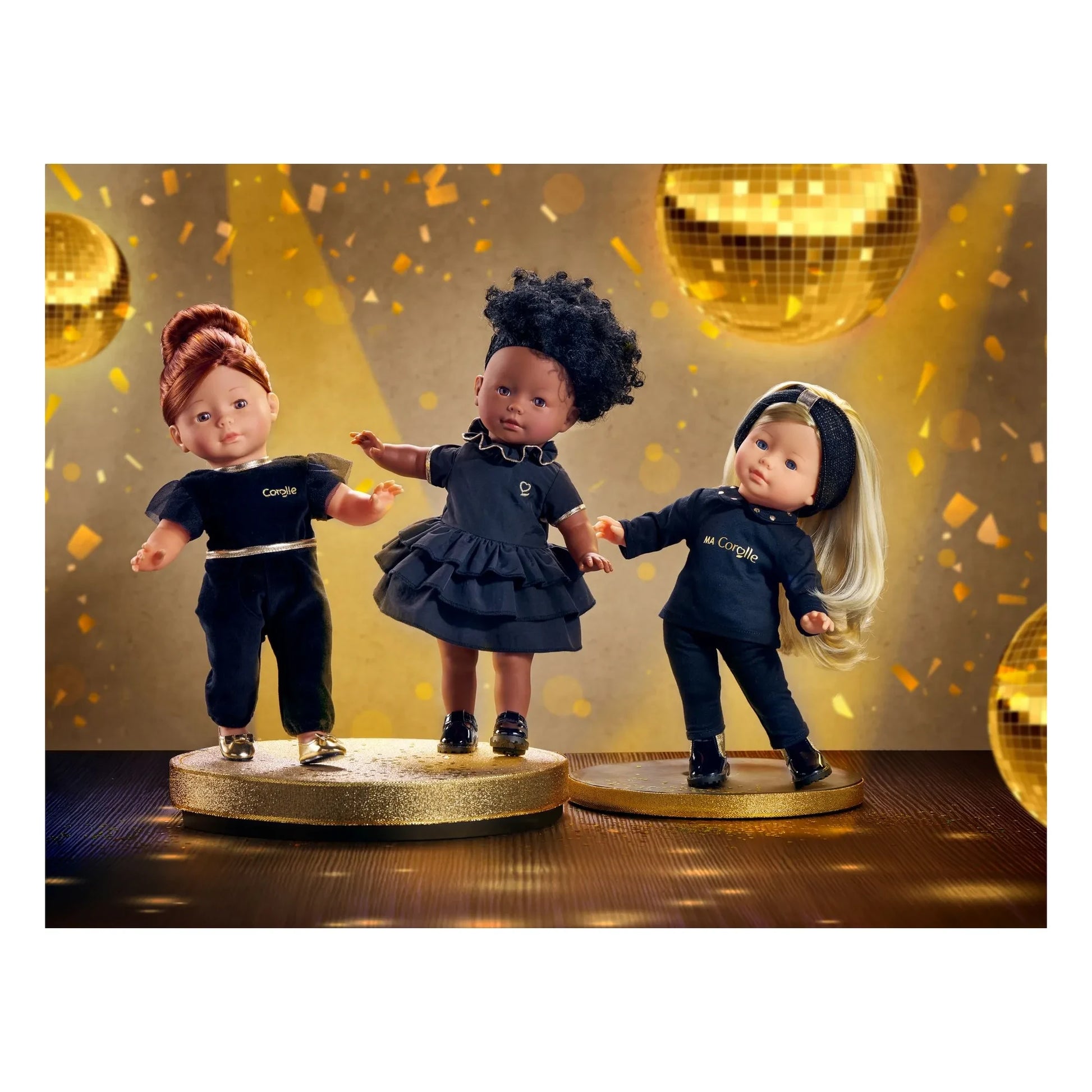 Corolle - Coat and accessories Sewing for doll 36 cm | Gold