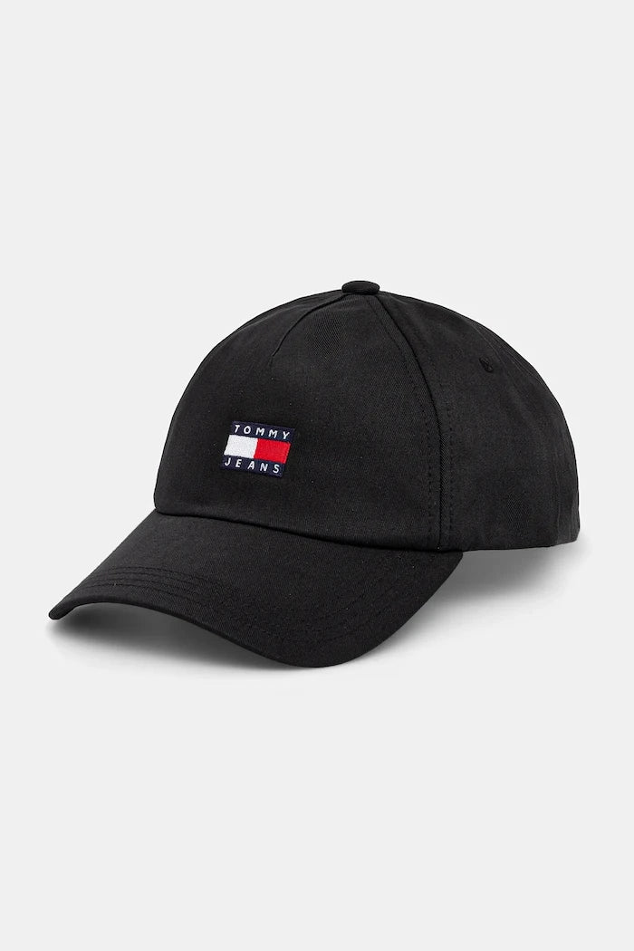 Tommy Jeans шапка с козирка дамска от памук