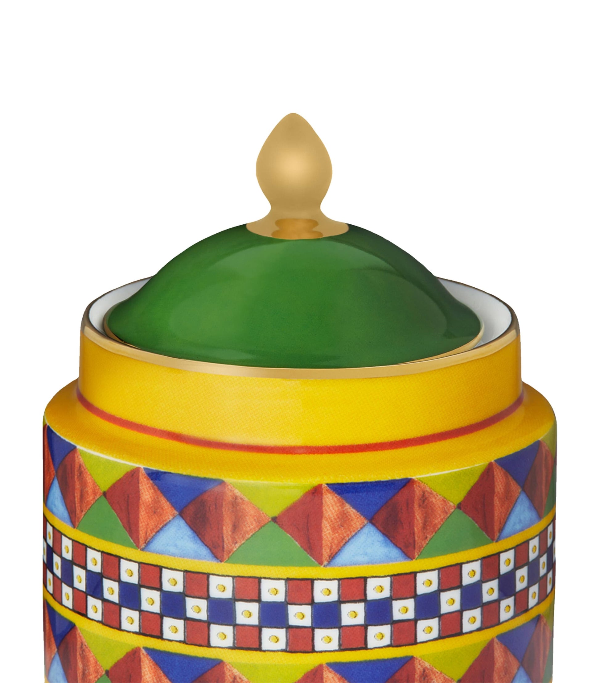 Dolce & Gabbana Casa Porcelain Carretto Sugar Bowl (10cm)