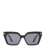 TOM FORD Black Acetate Winona Cat Eye Sunglasses