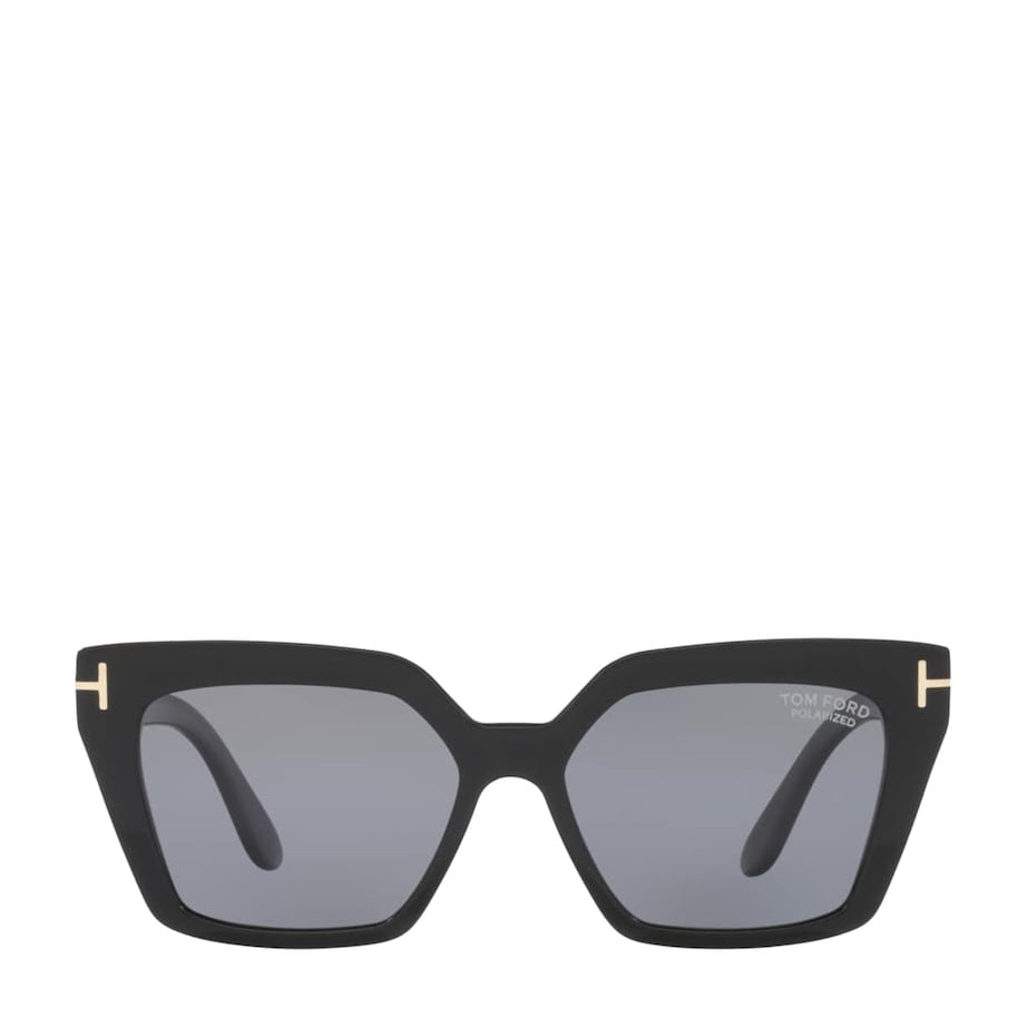 TOM FORD Black Acetate Winona Cat Eye Sunglasses