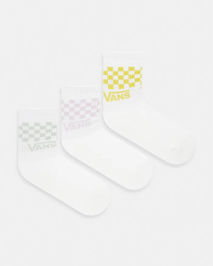 Vans Çocuk Çorapları Classic Check Crew 3’lü