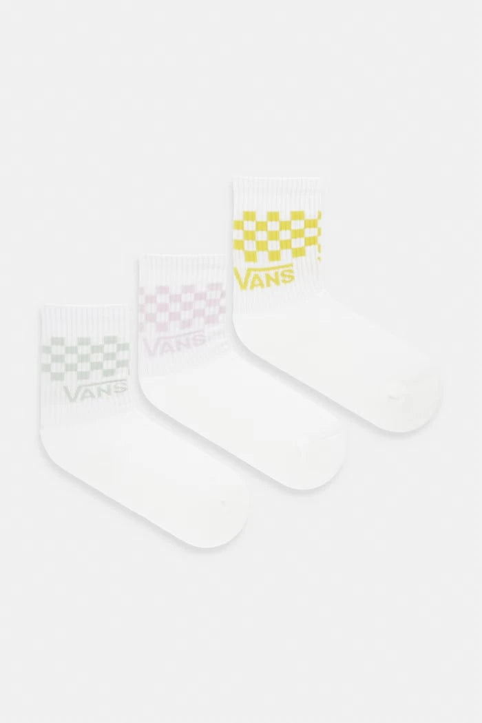 Vans Çocuk Çorapları Classic Check Crew 3’lü