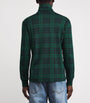 Cotton Plaid Rollneck Top