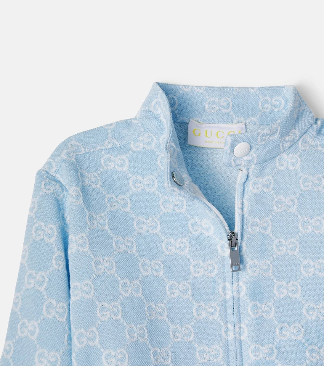 Gucci Kids - جاكيت بولو قطن GG للأطفال الرضع
