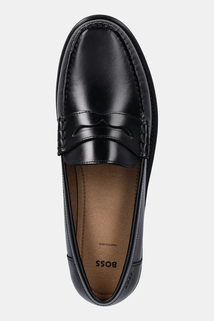 Кожени мокасини BOSS Tevan