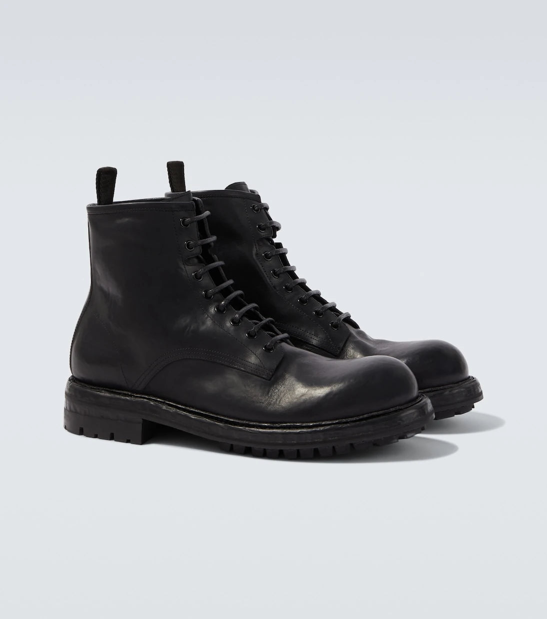 Dolce&Gabbana - DG leather combat boots