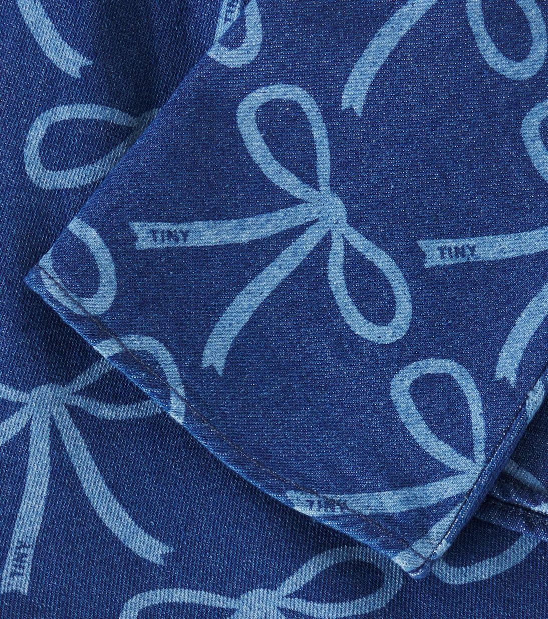 Tinycottons - Bows denim skirt