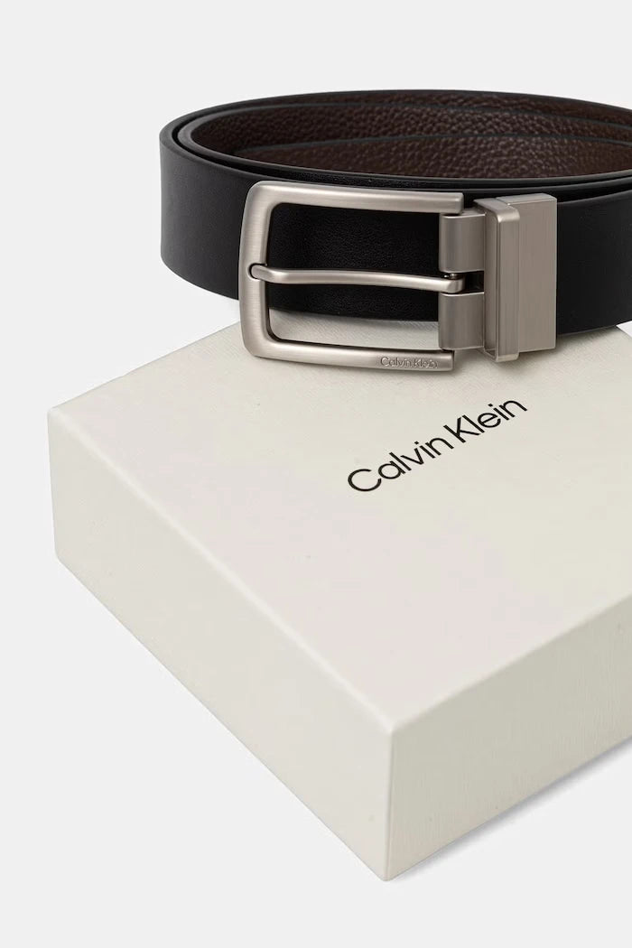 Calvin Klein двустранен колан мъжки от кожа