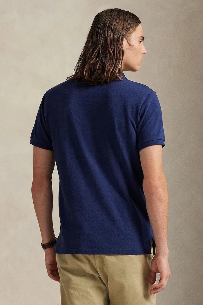 Памучна тениска с яка Polo Ralph Lauren