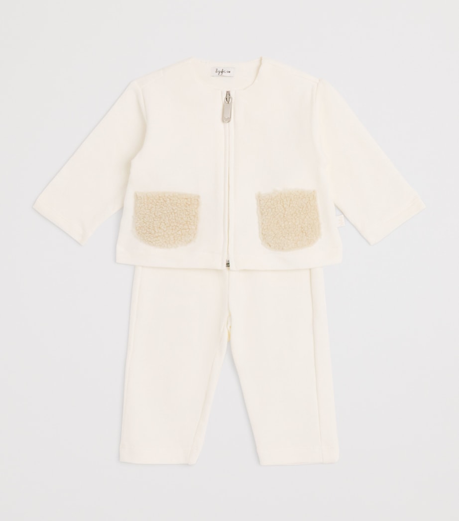 Il Gufo Stretch-Cotton Sweatshirt and Trousers Set (6-24 Months)