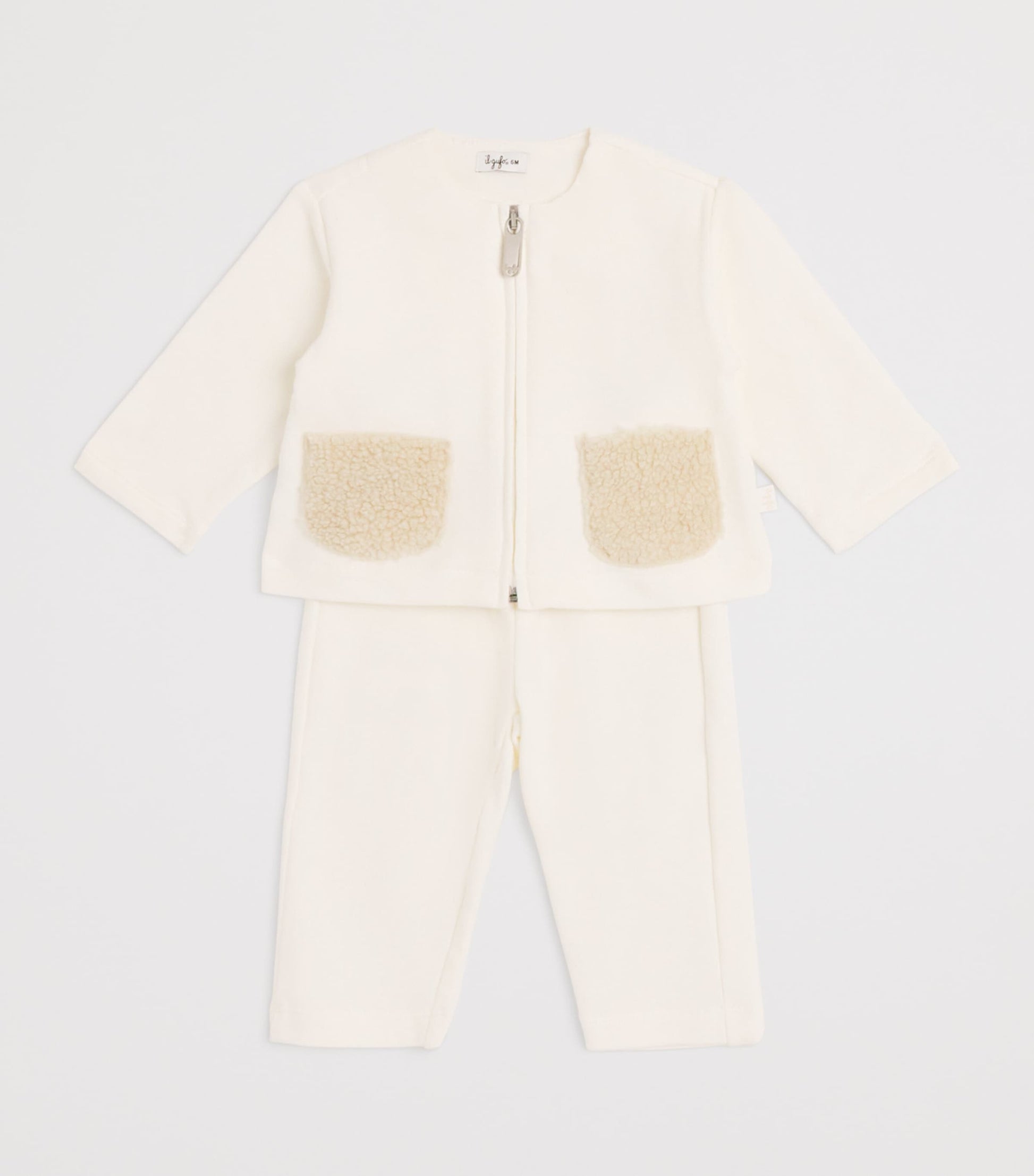 Stretch-Cotton Sweatshirt and Trousers Set (6-24 Months)
