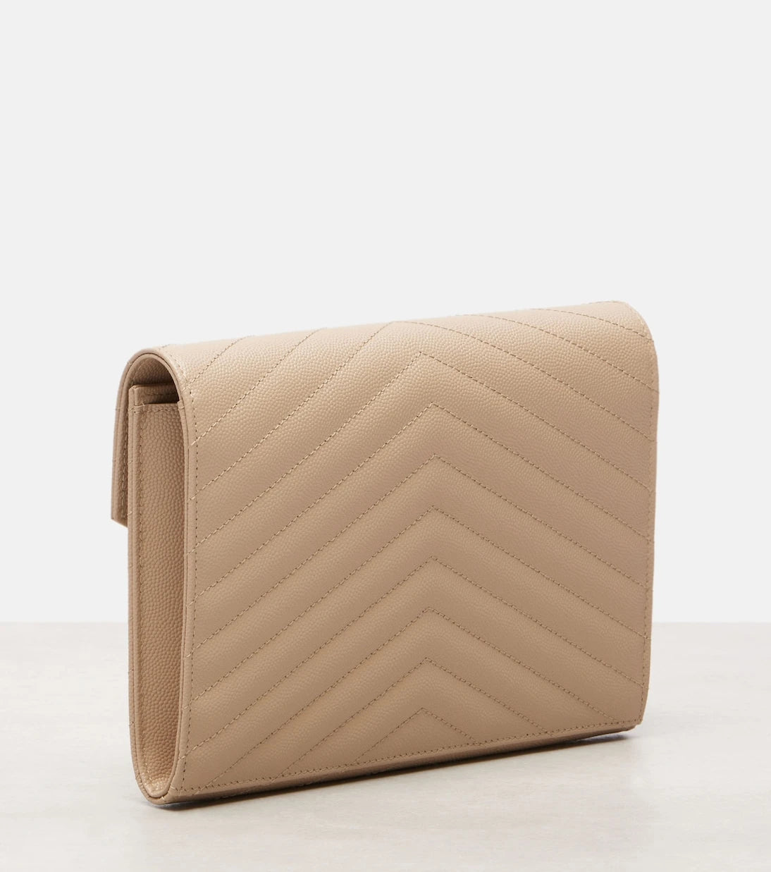Saint Laurent - Cassandre Small matelassé leather clutch