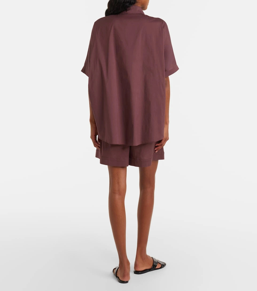 Max Mara - Medeola pleated cotton-blend shorts