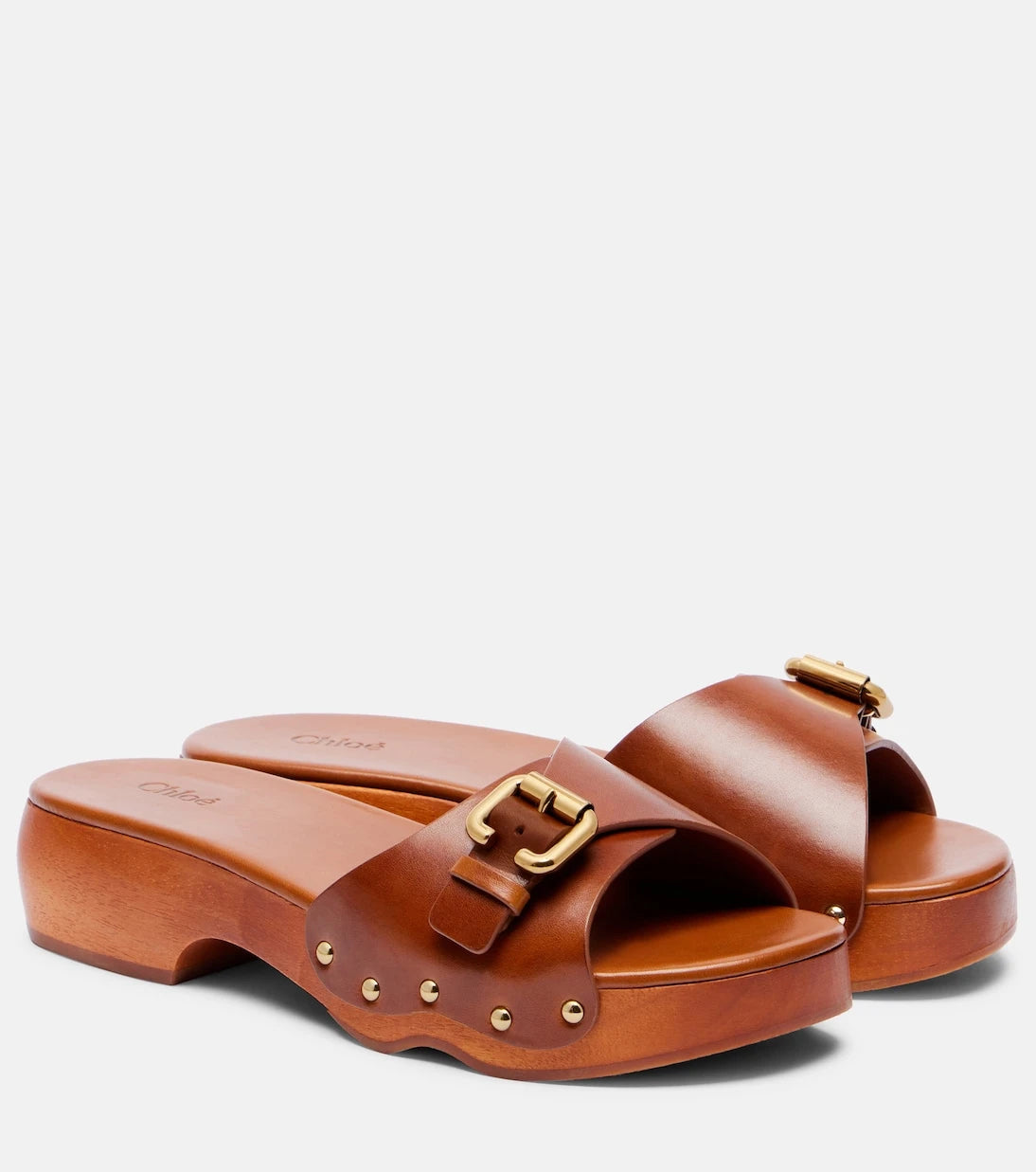 Chloé - Jeannette leather mules