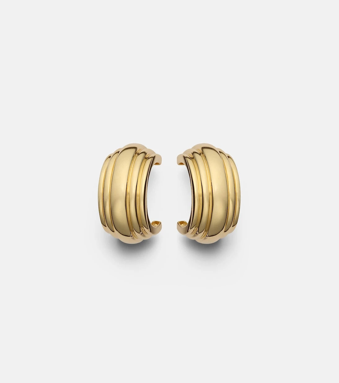 Stone and Strand - Serge 10kt gold hoop earrings